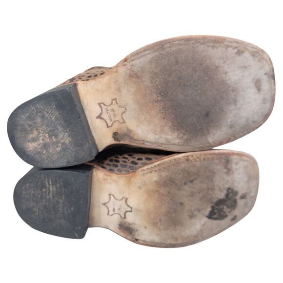 Kid's Alligator Print Square Toe Western Boots Size 1D‎ by Old West bsc1830 - Picture 9 of 12